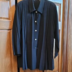 Classic Black Women's Blouse